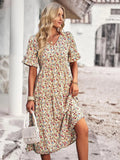Vestido de Verano para Damas con Mangas Cortas