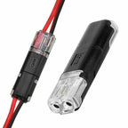 Conectores de doble cable con bloqueo