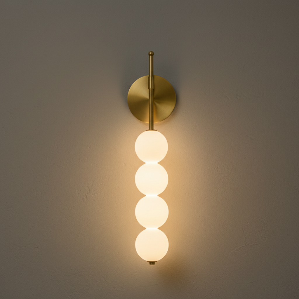 Aplique de Pared Minimalista Elegante - Iluminación LED Cálida para Interiores Modernos