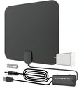 Antena HDTV Amplificada Digital Interior de 300 Millas con Refuerzo de Señal