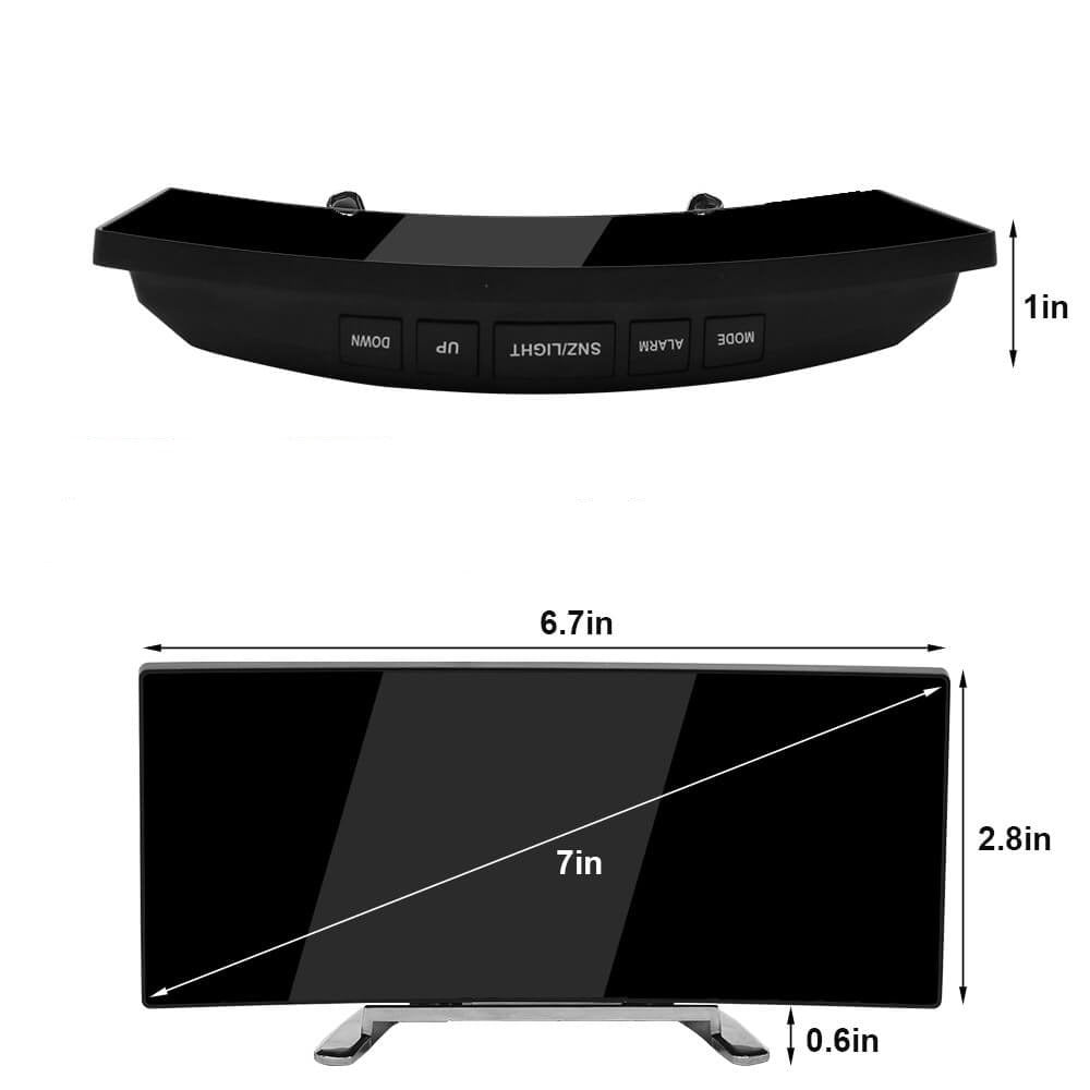 Reloj despertador digital LED Buet