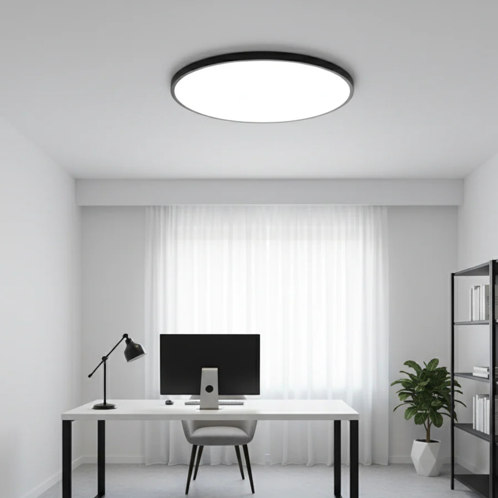 Luz de Techo LED Moderna de Montaje Empotrado - Eficiente en Energía, Diseño Minimalista para Sala de Estar o Dormitorio
