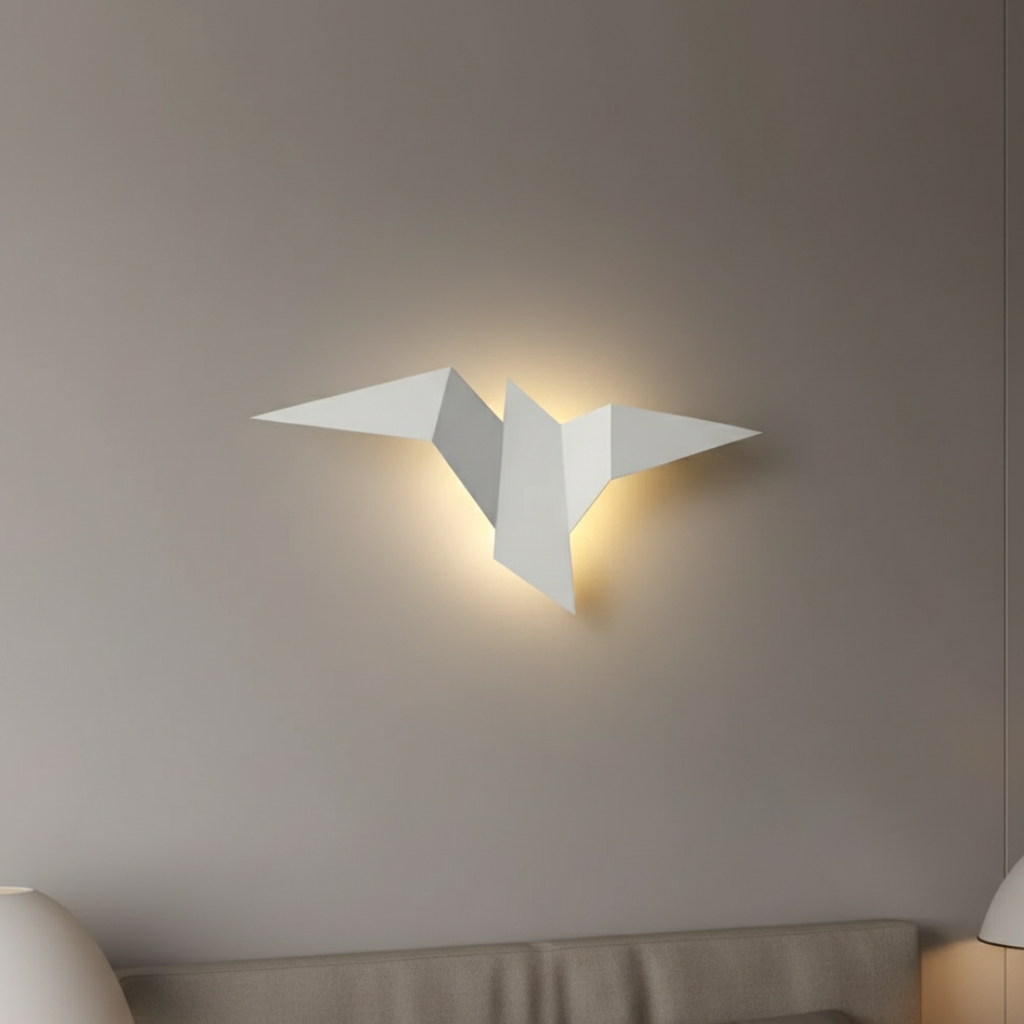 Akaru Origami Luz de Pared - Apliques LED Escultóricos con Diseño Japonés