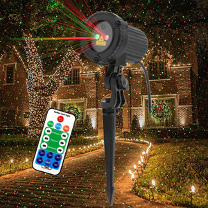 StarGlow – Proyector láser con control remoto para iluminación festiva al aire libre