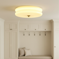 Luz de Techo Empotrada Elegante - Lámpara de Vidrio Estilo Art Deco con Ambiente Cálido