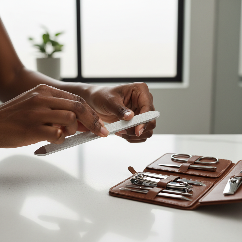 Kit para el cuidado de las uñas de acero inoxidable