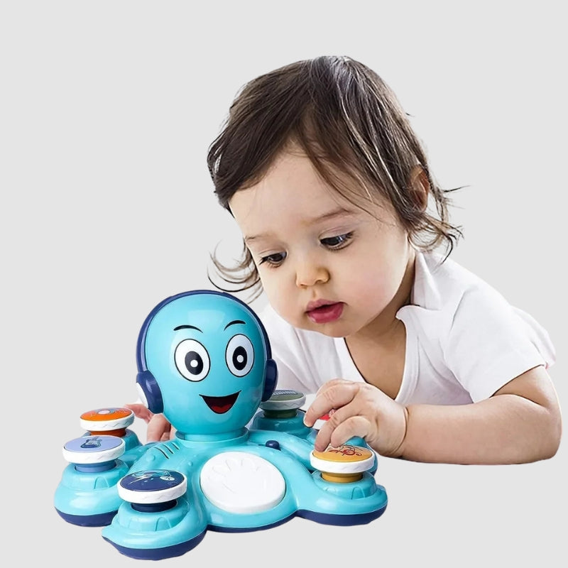 OctoBeats – Juguete Musical Interactivo en Forma de Pulpo para Niños