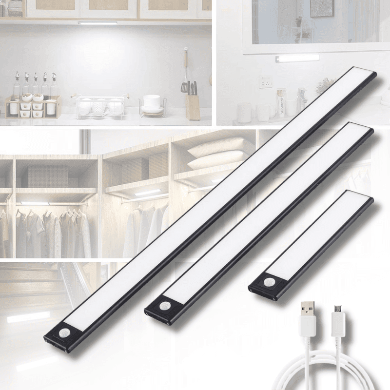 Tiras LED con sensor de movimiento inalámbrico