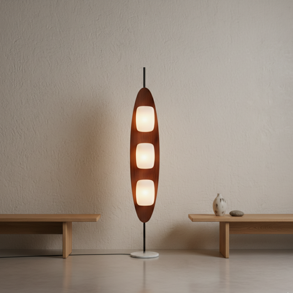 Totemé | Lámpara de Pie Moderna y Elegante con Iluminación LED Ajustable