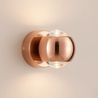 Luz de Pared Diabolo - Apliqué Escultural en Forma de Reloj de Arena con Iluminación de Doble Haz