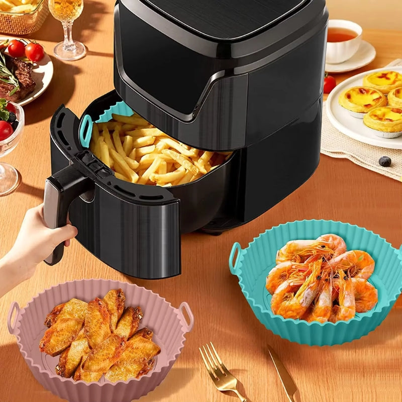 BakeMate – Bandeja reutilizable para freidora de aire para horno y microondas