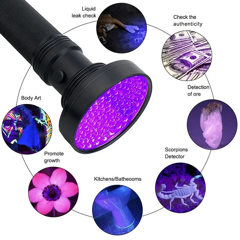 Linterna UV para Detección de Chinches y Localizador de Manchas
