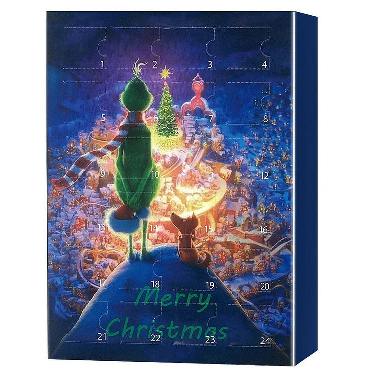 Calendario de Adviento Monstruo Verde – Regalo de Navidad