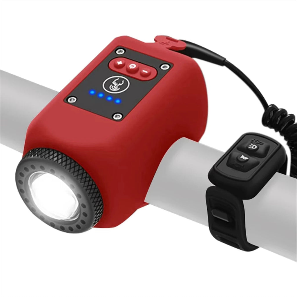 Bocina y Luz Delantera para Bicicleta Eléctrica