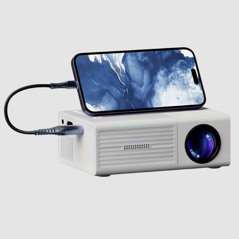 VisionCast – Proyector mini portátil de 3000 lúmenes