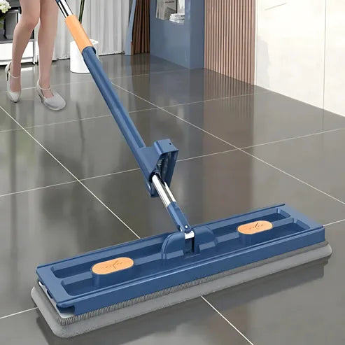 Mopa plana con almohadillas de microfibra