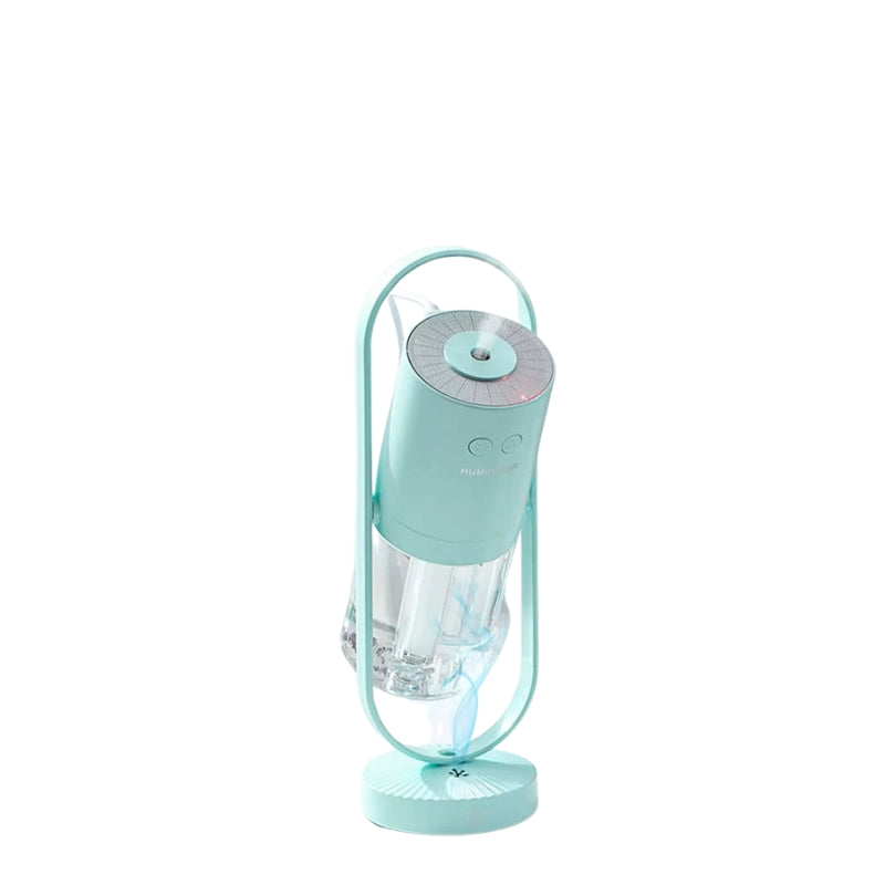 LumiMist – Humidificador de aire ultrasónico LED con purificador de aire iónico y luz nocturna