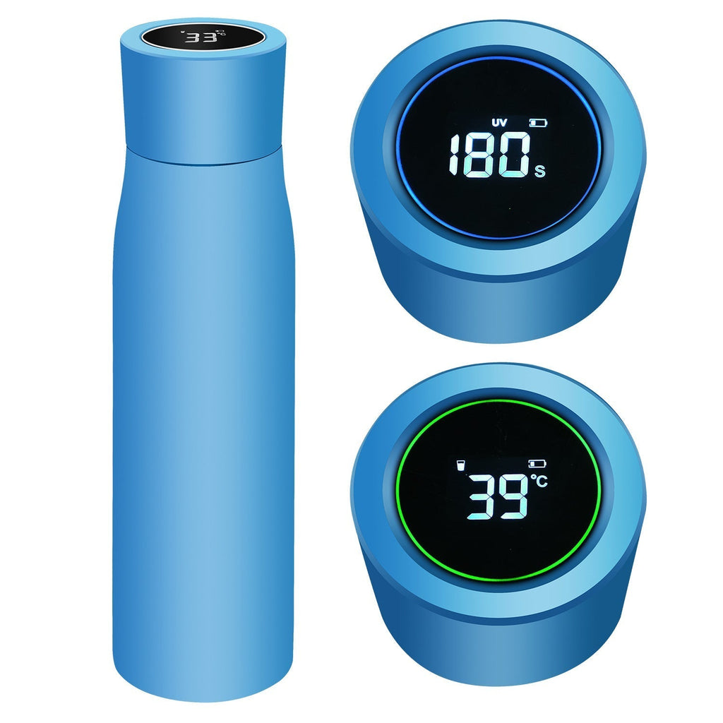 Botella de Agua con Luz UV Aquyn – Botella de Agua Inteligente con Esterilización UV para Agua Potable Limpia