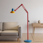 FlexoMemphis | Lámpara de Pie Moderna Ajustable y Vibrante para Sala de Estar