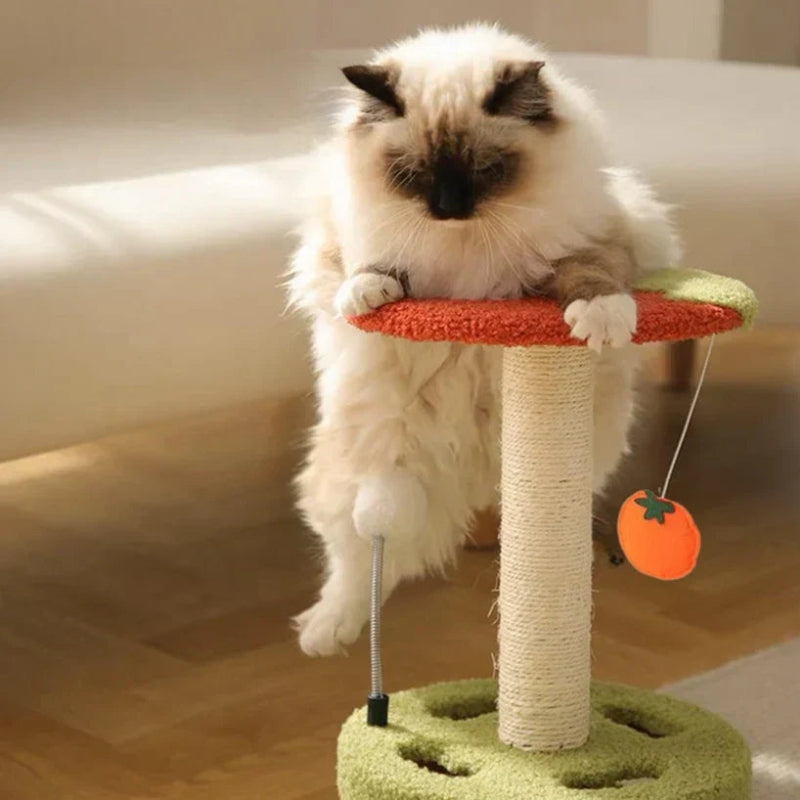 PawTower - Juguete para Gatos con Diseño de Torre de Escalada y Rascado