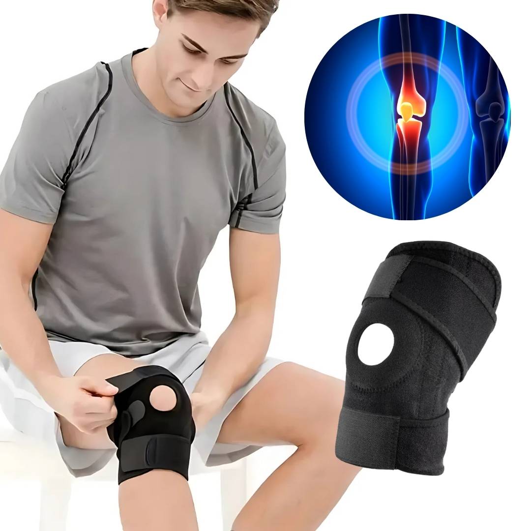 Soporte de Rodilla ProFlex con Compresión Ajustable | para Alivio del Dolor - Recuperación de Lesiones - Artritis y Estabilidad Deportiva Kalsten