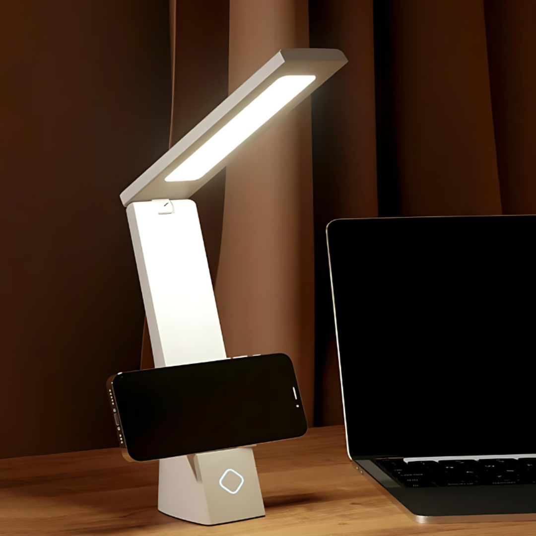 Lámpara de mesa LED plegable | Iluminación interior compacta