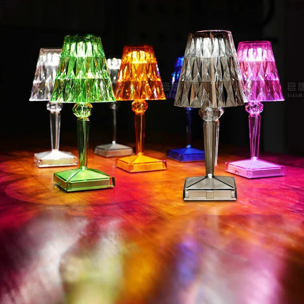 Vela | Lámpara de mesa LED para iluminación ambiental en la sala