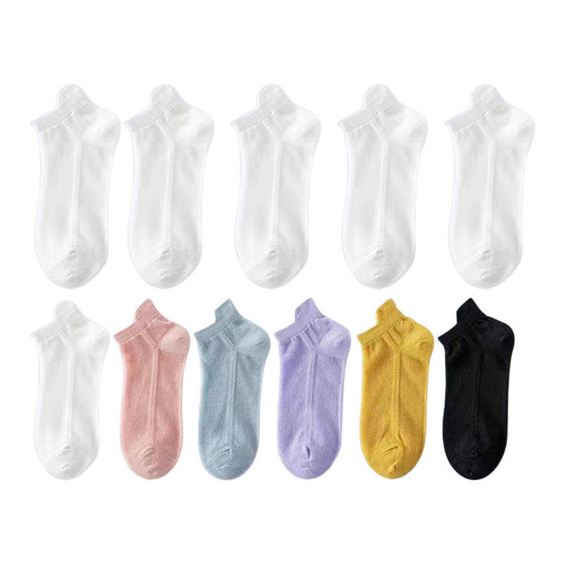 Calcetines ultradelgados antideslizantes con efecto invisible