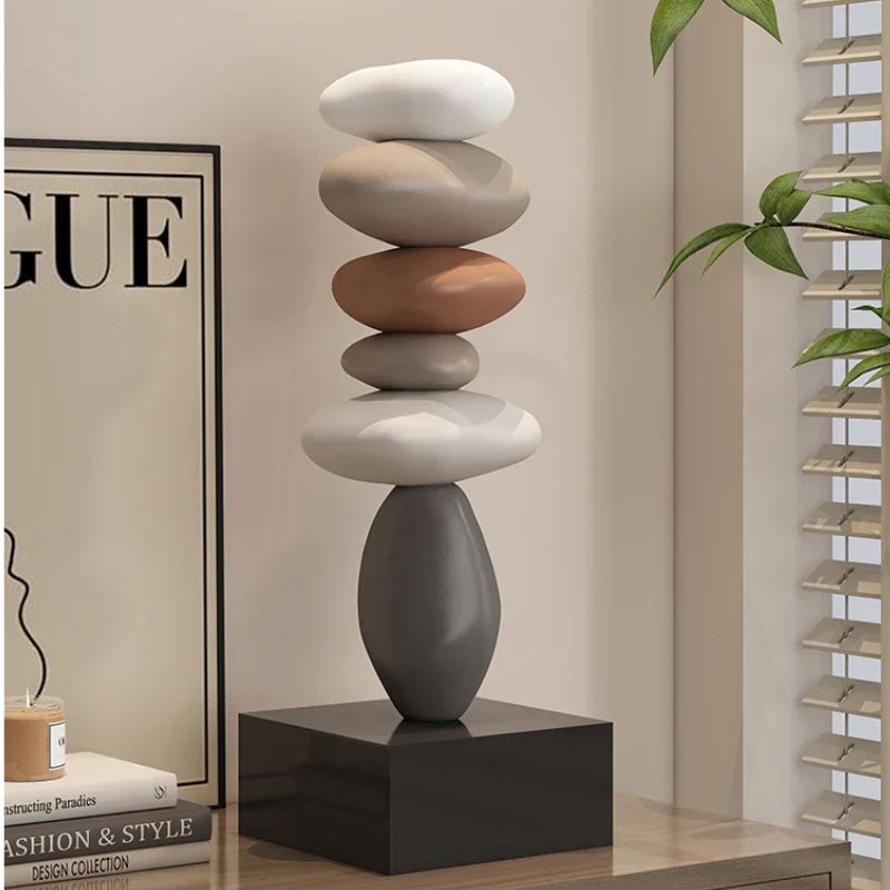 Kalsten | Escultura Balanture – Decoración Zen Moderna para un Ambiente Pacífico y Relajante