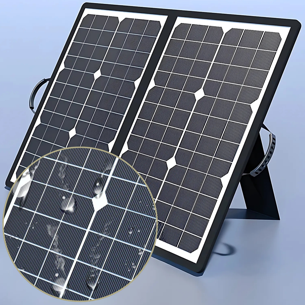 SolaraX 1000W Kit de Panel Solar Plegable | Set Completo con MPPT & USB/Type-C | Para Camping, Auto, Barco y Caravana