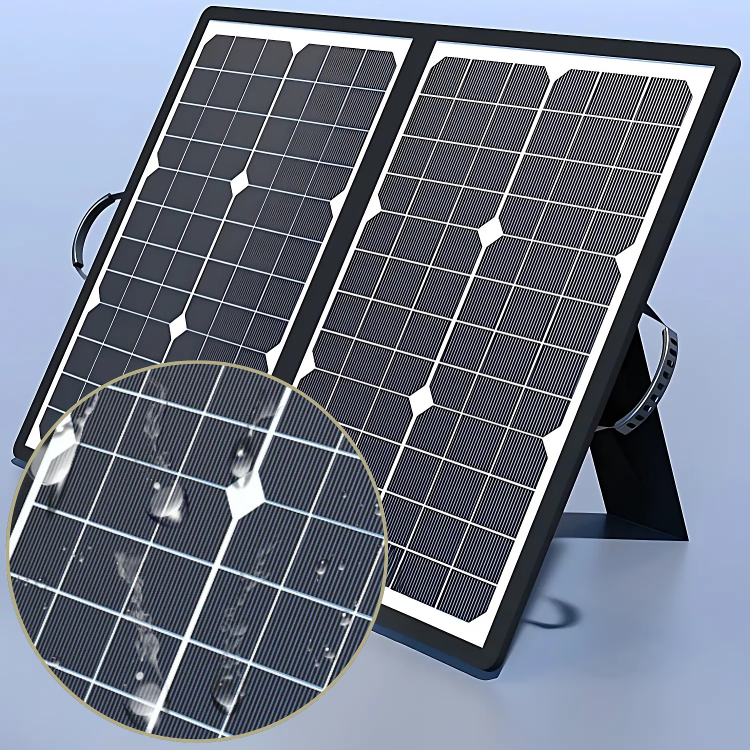 SolaraX 1000W Kit de Panel Solar Plegable | Set Completo con MPPT & USB/Type-C | Para Camping, Auto, Barco y Caravana
