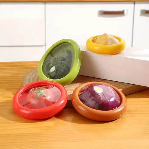 Tapas de conservación de frescura para frutas y verduras