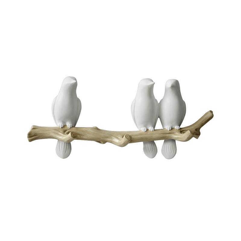 Perchas de Pared de Bonitos Pájaros para una Decoración Juguetona