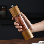 GrindAura - Molinillo de especias portátil con operación manual