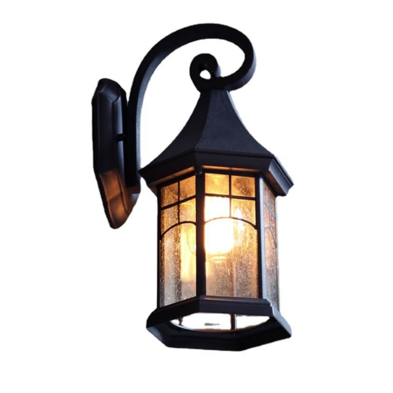LanternLume – Lámpara de Pared Exterior Retro Europea