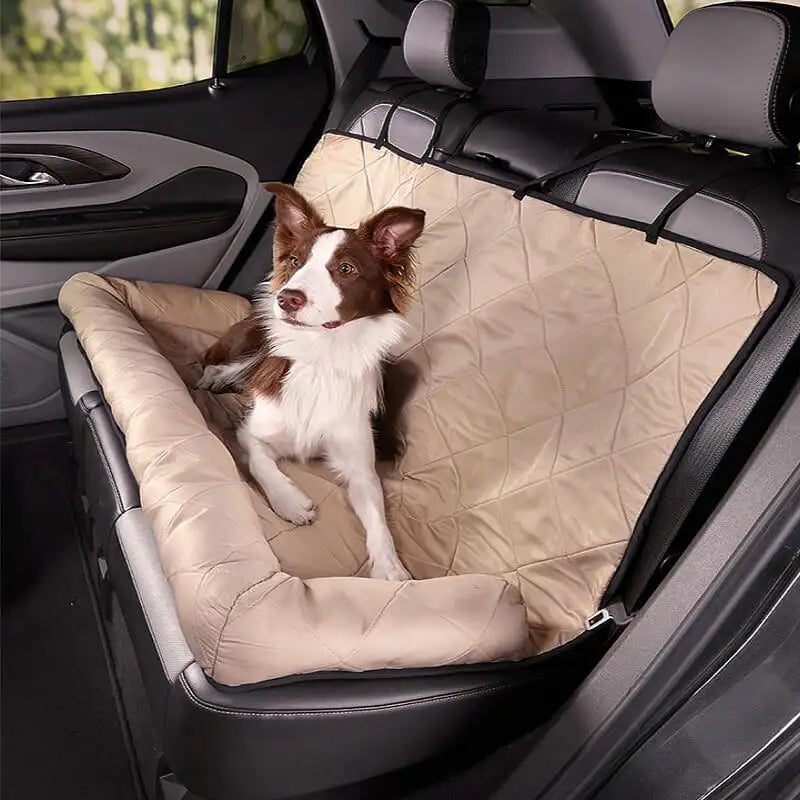 Gran Cama para Perros en el Asiento Trasero Impermeable