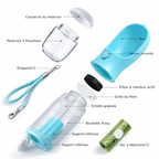 Botella 3-en-1 Portátil para Animales