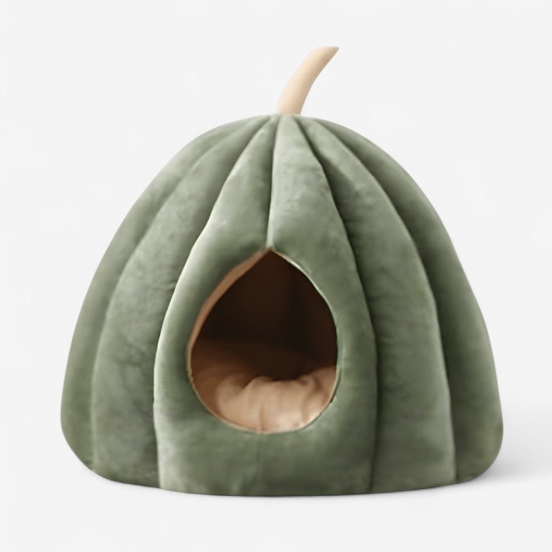 CozyPaw – Casa para Gatos con Inspiración en Calabaza