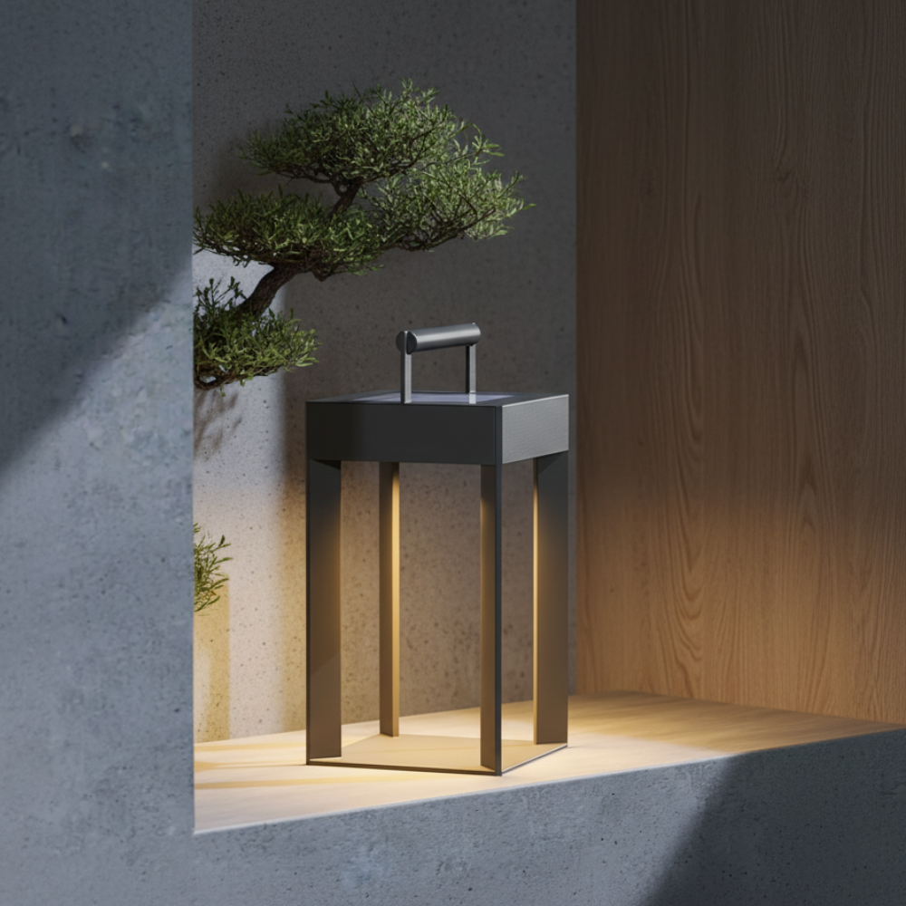 Linterna Solar Orvanta Luz Exterior con Control Remoto | Lámpara de Jardín Impermeable IP65