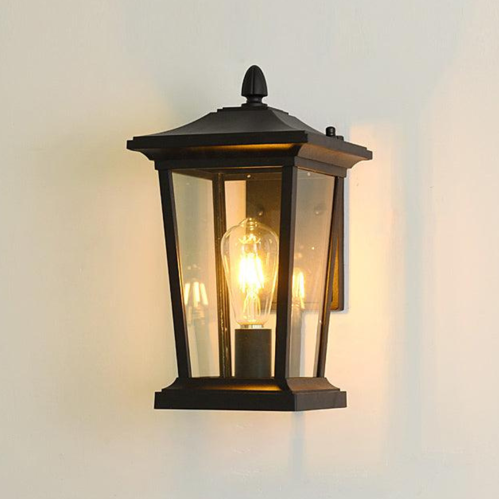 Luz de Pared Exterior Industrial - Aplique LED de Aluminio Impermeable para Patio o Porche