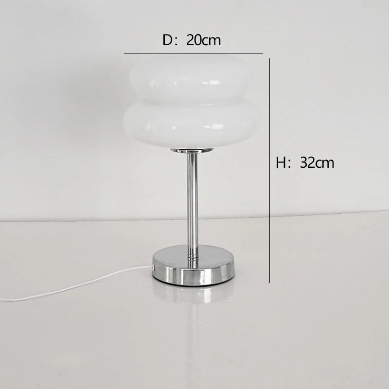 TartGlow - Lámpara de mesa elegante con elegancia culinaria