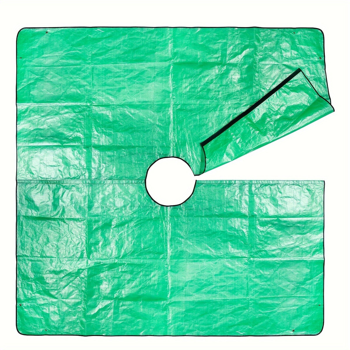 Gran Lona de Jardín con Abertura para Árbol – Impermeable, Reutilizable y Perfecta para Trabajo de Poda