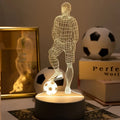 Lámpara de Jugador de Fútbol 3D – Para una Atmosfera Deportiva