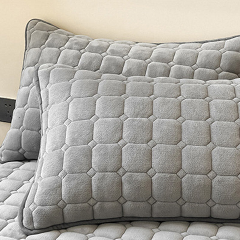 ComfiSquare - Colcha Suave de Estilo Moderno con Textura Cuadrada
