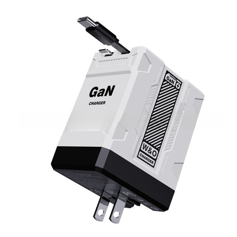 Cargador Rápido Retráctil GaNPro 45W