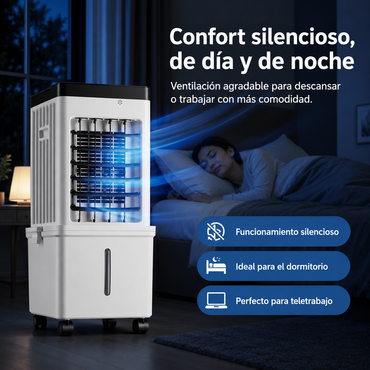 Aire Acondicionado Portátil Sin Ventana para Hogar y Oficina