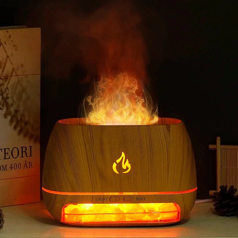 Difusor de Aromas de Sal del Himalaya 3 en 1 Woyuosn