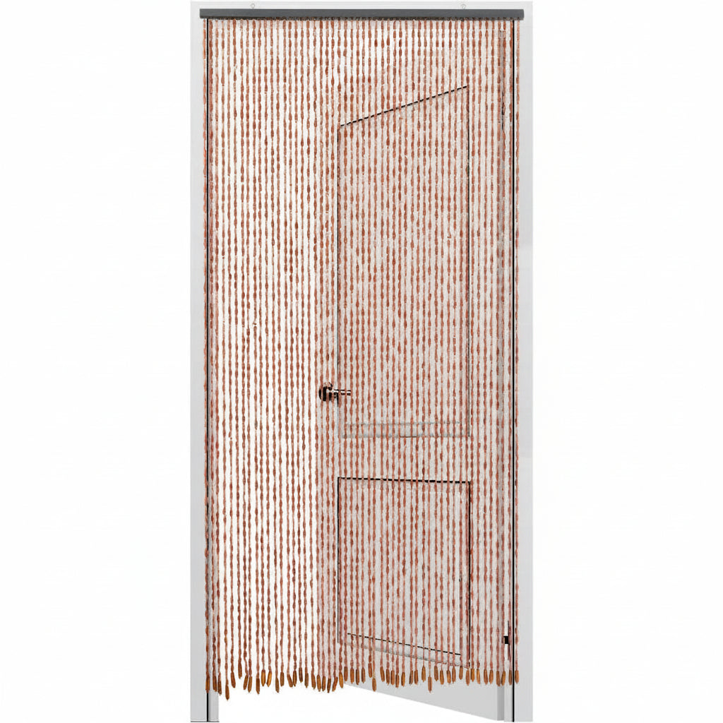 PEARLBAMBOO – Cortina Decorativa de Perlas de Bambú para Privacidad Estilosa en Puertas