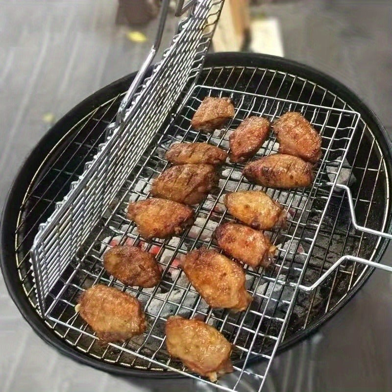 GRILLGRID – Canasta de BBQ de Gran Capacidad para un Control Uniforme al Cocinar al Aire Libre