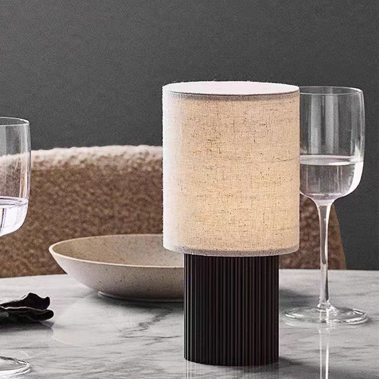 Lámpara de Mesa Inalámbrica Portátil Diseño de Lona